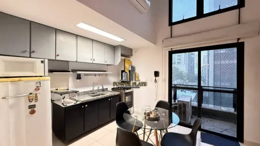 Apartamento com 1 Quarto para alugar, 53m² no Moema, São Paulo