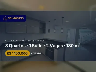 Casa com 3 Quartos à venda, 130m² no Colina de Laranjeiras, Serra