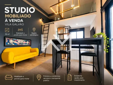 Apartamento com 1 Quarto à venda, 32m² no Vila Galvão, Guarulhos