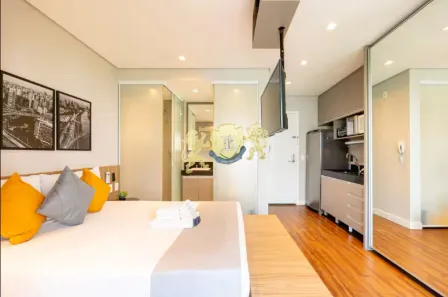Flat com 1 Quarto para alugar, 24m² no Vila Olímpia, São Paulo