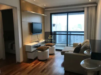 Flat com 1 Quarto para alugar, 40m² no Vila Nova Conceição, São Paulo
