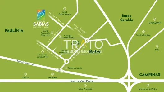 Lote/Terreno à venda, 300m² no Betel, Paulínia