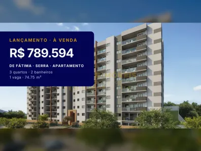 Apartamento com 3 Quartos à venda, 74m² no de Fátima, Serra