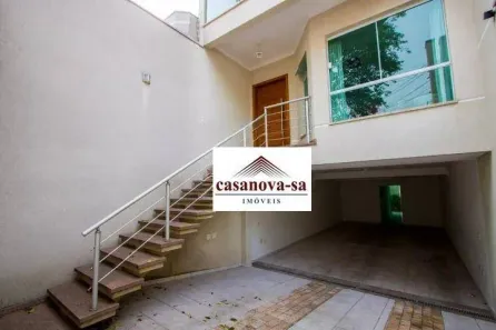 Sobrado com 3 Quartos para alugar, 238m² no Vila Scarpelli, Santo André