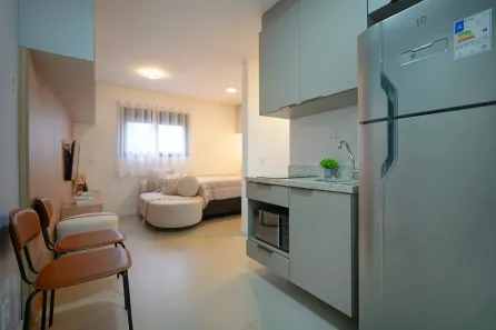 Apartamento com 1 Quarto para venda ou aluguel, 22m² no Vila Regente Feijó, São Paulo