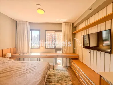 Apartamento com 1 Quarto para alugar, 21m² no Santo Amaro, São Paulo