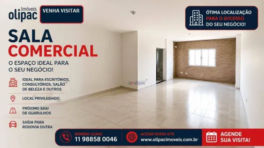Sala Comercial para alugar, 46m² no Gopoúva, Guarulhos