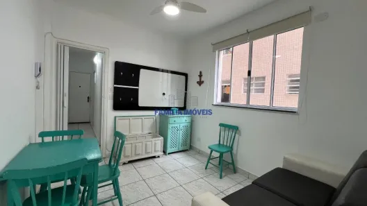 Apartamento com 1 Quarto para alugar, 40m² no Gonzaga, Santos