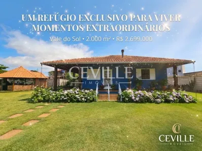 Fazenda/Sítio com 3 Quartos à venda, 400m² no Vale do Sol, Nova Lima