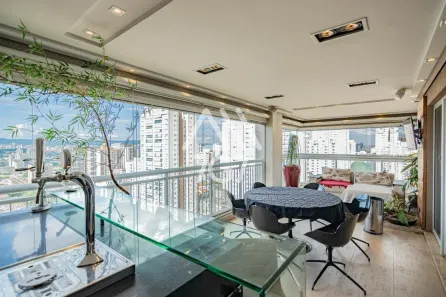 Apartamento com 4 Quartos para venda ou aluguel, 206m² no Vila Romana, São Paulo