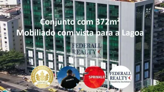 Sala Comercial para alugar, 372m² no Botafogo, Rio de Janeiro