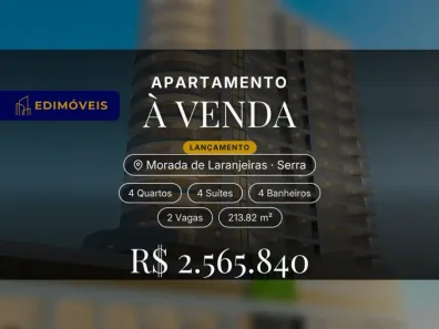 Apartamento com 4 Quartos à venda, 213m² no Morada de Laranjeiras, Serra