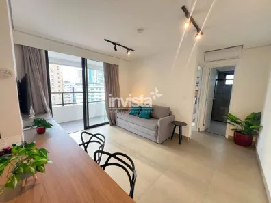 Apartamento com 1 Quarto para alugar, 57m² no Ponta da Praia, Santos