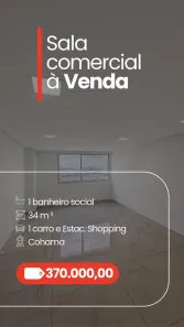 Ponto Comercial à venda, 34m² no Cohama, São Luís