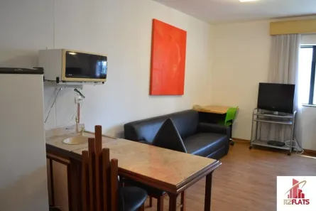 Flat com 1 Quarto à venda, 33m² no Cidade Monções, São Paulo
