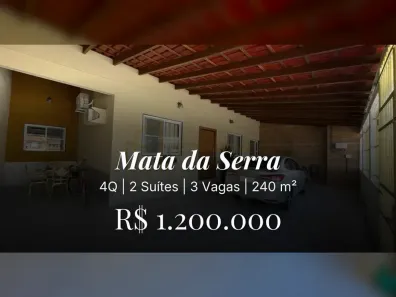 Casa com 4 Quartos à venda, 240m² no Mata da Serra, Serra