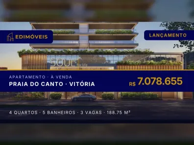 Apartamento com 4 Quartos à venda, 188m² no Praia do Canto, Vitória