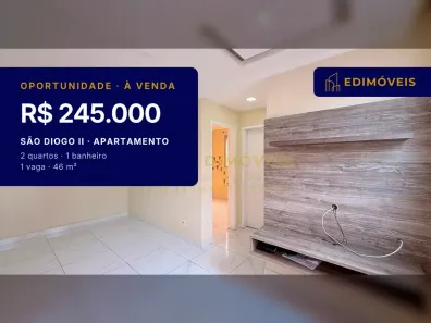 Apartamento com 2 Quartos à venda, 46m² no São Diogo II, Serra