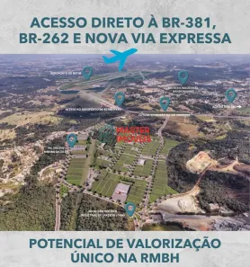 Lote/Terreno à venda, 1016m² no Bandeirinhas, Betim