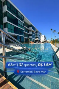 Apartamento com 2 Quartos à venda, 63m² no Ponta de Serrambi, Ipojuca
