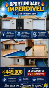 Casa com 2 Quartos à venda, 86m² no Grandesp, Itanhaém