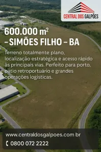 Lote/Terreno à venda, 600000m² no , Simões Filho