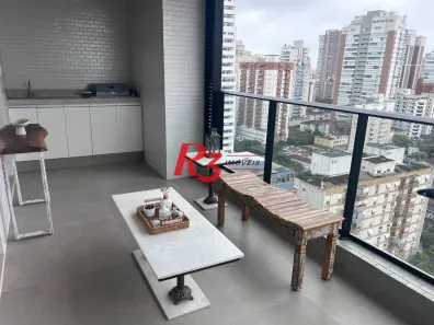 Apartamento com 1 Quarto para alugar, 54m² no Boqueirão, Santos