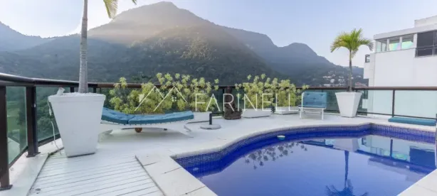 Cobertura com 3 Quartos para alugar, 262m² no São Conrado, Rio de Janeiro