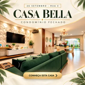 Casa de Condomínio com 3 Quartos à venda, 210m² no Setor Habitacional Vicente Pires, Brasília