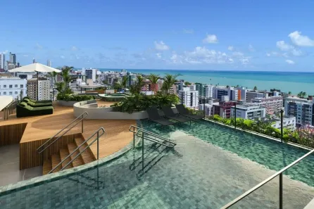 Apartamento com 1 Quarto à venda, 48m² no Cabo Branco, João Pessoa