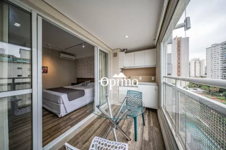 Apartamento com 1 Quarto para alugar, 26m² no Campo Belo, São Paulo