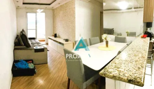 Apartamento com 3 Quartos à venda, 65m² no Jardim Santo André CDHU, Santo André
