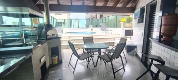 Cobertura com 3 Quartos para alugar, 260m² no Pitangueiras, Guarujá