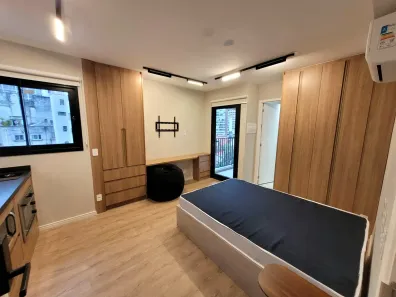 Apartamento com 1 Quarto para alugar, 24m² no Campos Elíseos, São Paulo