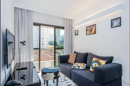 Apartamento com 1 Quarto para alugar, 36m² no Jardim Paulista, São Paulo