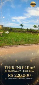 Lote/Terreno à venda, 411m² no Jardim Flamboyant, Paulínia