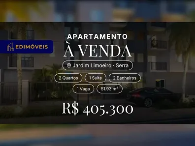 Apartamento com 2 Quartos à venda, 51m² no Jardim Limoeiro, Serra