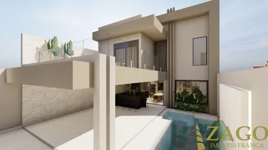 Sobrado com 3 Quartos à venda, 200m² no Vila Aparecida, Franca