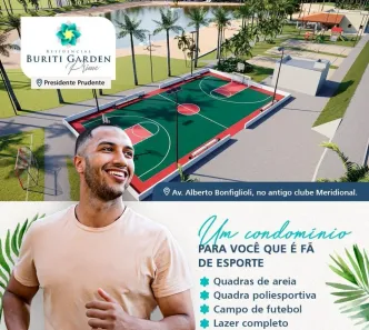 Lote/Terreno à venda, 250m² no Residencial Buriti Garden Prime, Presidente Prudente
