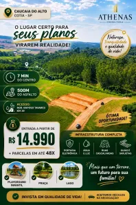 Lote/Terreno à venda, 500m² no Jardim Monte Verde (Caucaia do Alto), Cotia