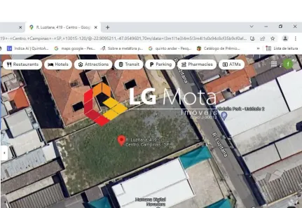 Lote/Terreno à venda, 1018m² no Centro, Campinas