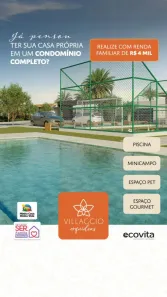 Casa de Condomínio com 2 Quartos à venda, 47m² no Pedra 90, Cuiabá