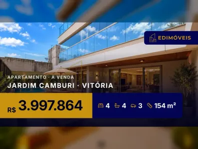 Apartamento com 4 Quartos à venda, 154m² no Jardim Camburi, Vitória