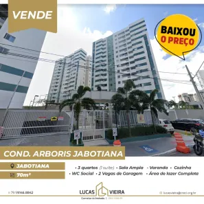 Apartamento com 3 Quartos à venda, 70m² no Jabotiana, Aracaju