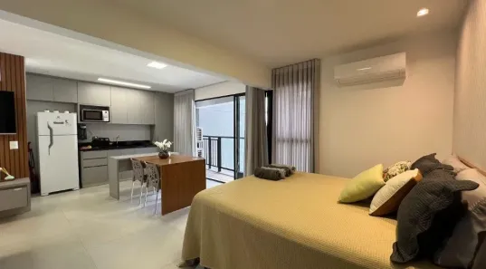 Flat com 1 Quarto à venda, 44m² no Setor Bueno, Goiânia