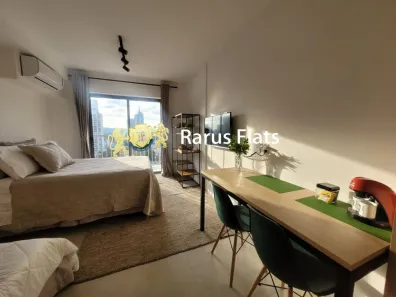 Flat com 1 Quarto para alugar, 27m² no Pinheiros, São Paulo