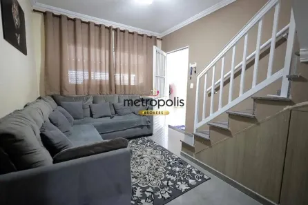 Sobrado com 3 Quartos à venda, 200m² no Parque Novo Oratório, Santo André