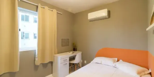Apartamento com 1 Quarto para alugar, 10m² no Barreiros, São José