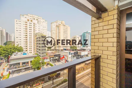 Flat com 1 Quarto para venda ou aluguel, 42m² no Moema, São Paulo