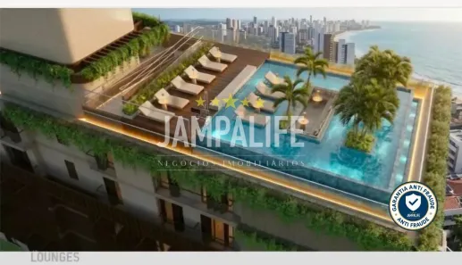 Apartamento com 1 Quarto à venda, 19m² no Cabo Branco, João Pessoa
